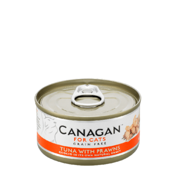 Canagan kat Canagan  Tuna with Prawns  blik 75 gr