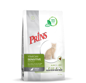 Prins kat Prins VitalCare sensitive hypoallergic 1,5 kg