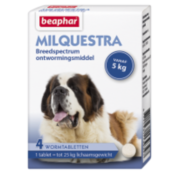 Beaphar Beaphar Milquestra hond (5 tot 75 kg) 4 tabl