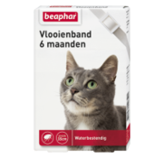 Beaphar Beaphar vlooienband 6 maanden kat wit