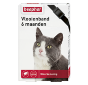 Beaphar Beaphar vlooienband 6 maanden kat zwart