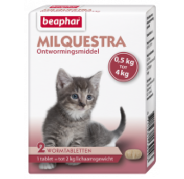 Beaphar Beaphar Milquestra kat klein / kitten (0,5 tot 4kg) 2 tabl