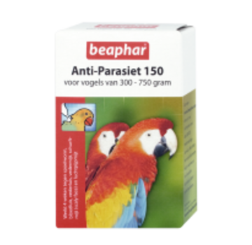 Beaphar Beaphar anti-parasiet 150 vogel 300-750g 2 pip