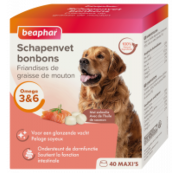 Beaphar Beaphar schapenvet bonbons zalm 245 gr