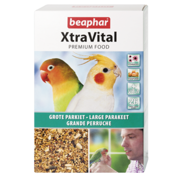 Beaphar Beaphar Xtravital grote parkiet 1 kg