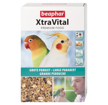 Beaphar Beaphar Xtravital grote parkiet 500 gr