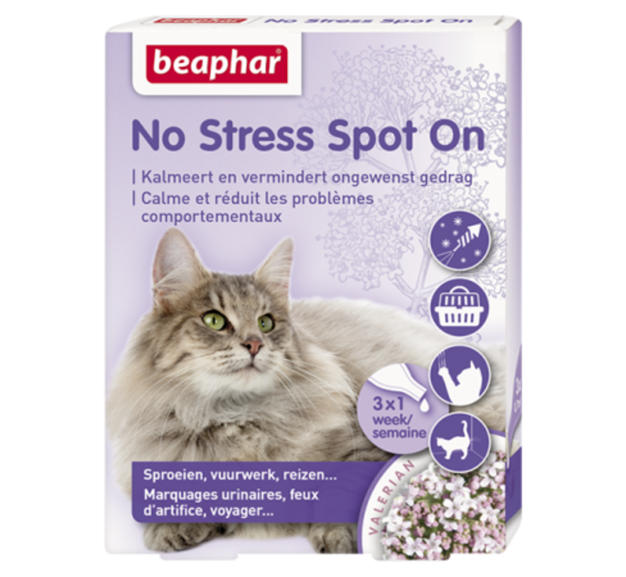 Beaphar No Stress spot on kat 3 pip