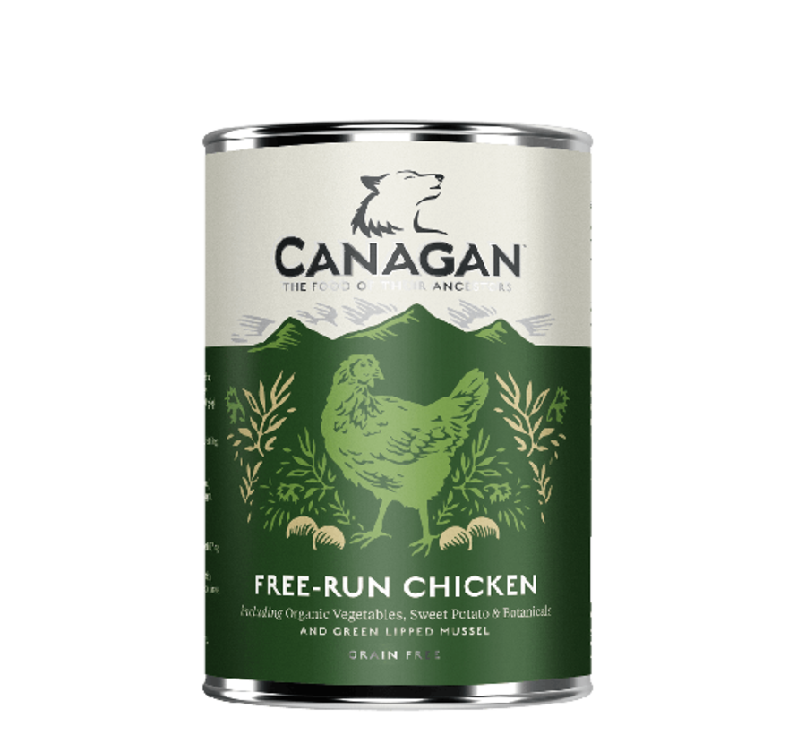 Canagan Free Run Chicken blikvoeding 400 gram