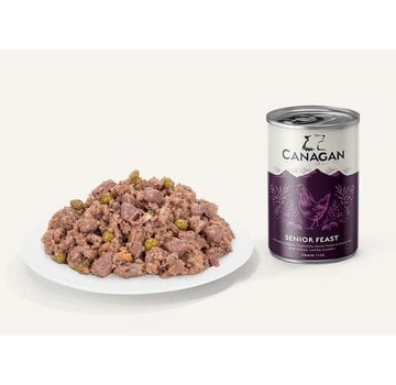 Canagan Canagan Senior Feast blikvoeding 400 gram