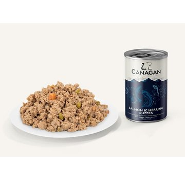 Canagan Canagan Zalm en Haring blikvoeding 400 gram