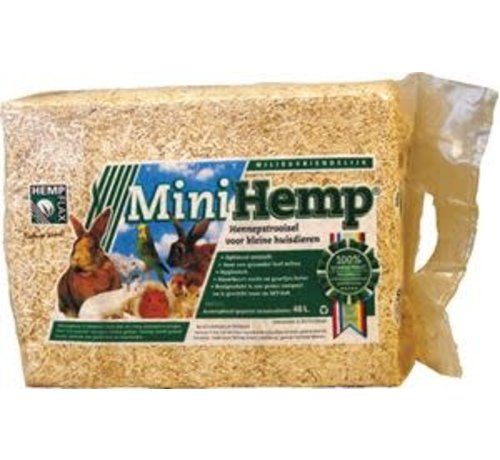 Hempflax Minihemp hennepstrooisel 48 ltr