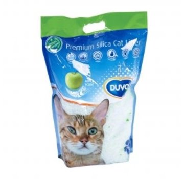 Duvo+ Premium silica kattenbakvulling appel 5l