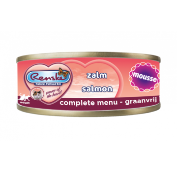 Renske Renske vers kat mousse zalm 70 gr