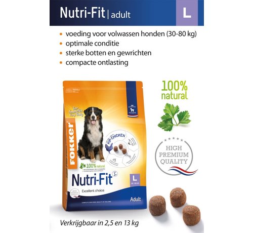 Fokker Fokker dog nutri-fit l 13 kg