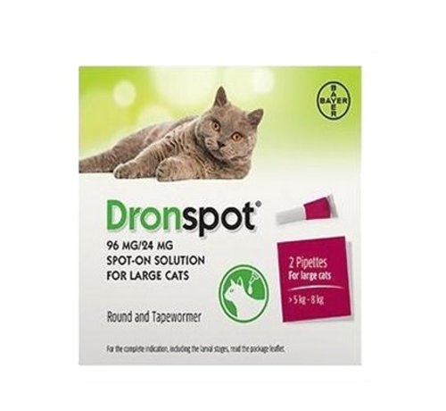 Bayer Dronspot grote katten 2 pip