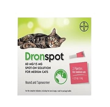 Bayer Dronspot middel grote katten 2 pip