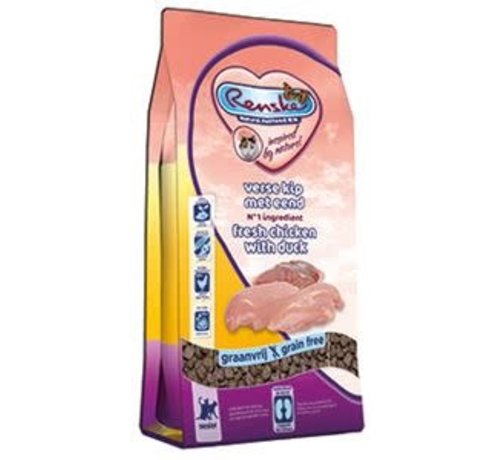 Renske Renske Super Premium droog kat senior kip&eend 1,5 kg