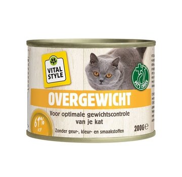 Vitalstyle VITALstyle kat overgewicht blik 200 gr