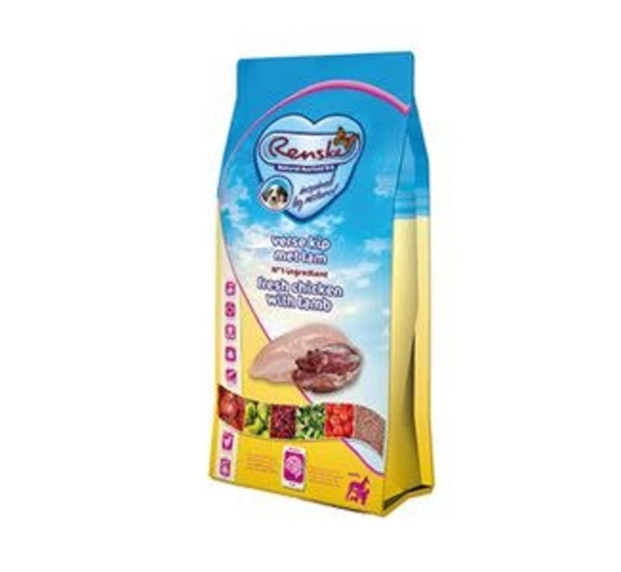 Renske Super Puppy Kip en Lam 600 gr