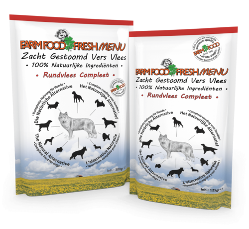 Farm Food Farm Food Fresh Menu Rundvlees compleet 300 gr