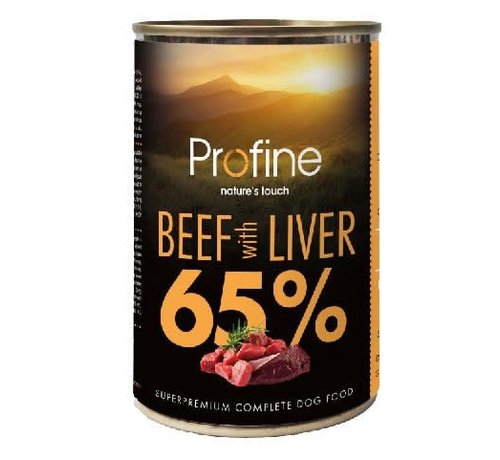 Profine Profine dog 65% rund/ lever 400 gr