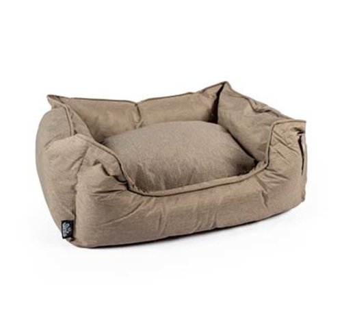 laroy Poly bed Siesta praline S - 60x45x20cm beige-zwart