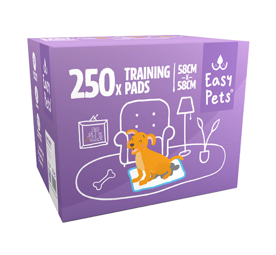 Easypets puppytraining Pads 58X58 cm250 st