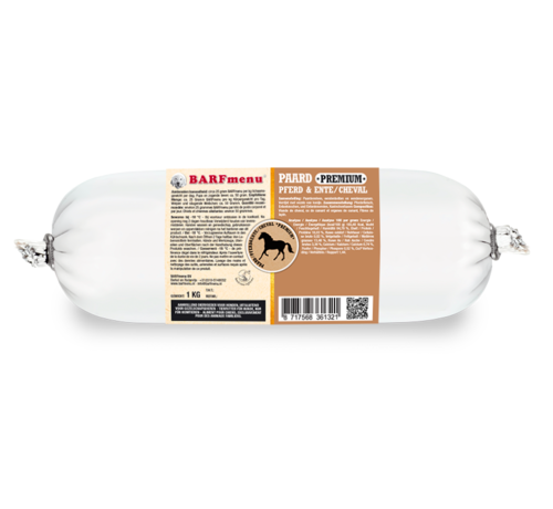 Barf Menu BARFmenu hond premium paard 1 kg