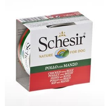 Schesir Schesir Dog Jelly Chicken Fillets & Beef 150 gr