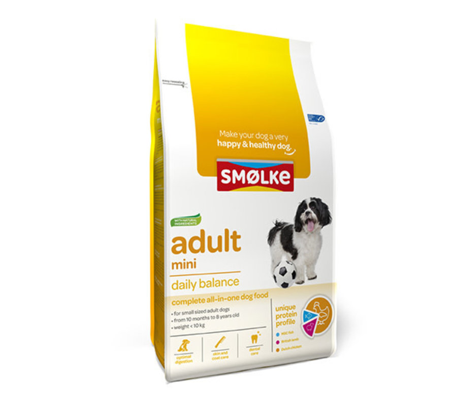 Smolke Hond Adult Mini 3 kg