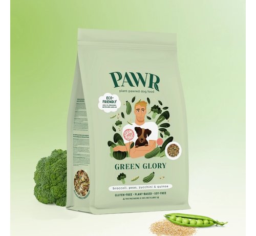 Pawr Pawr Green Glory Plantaardig hondenvoer 750 gram