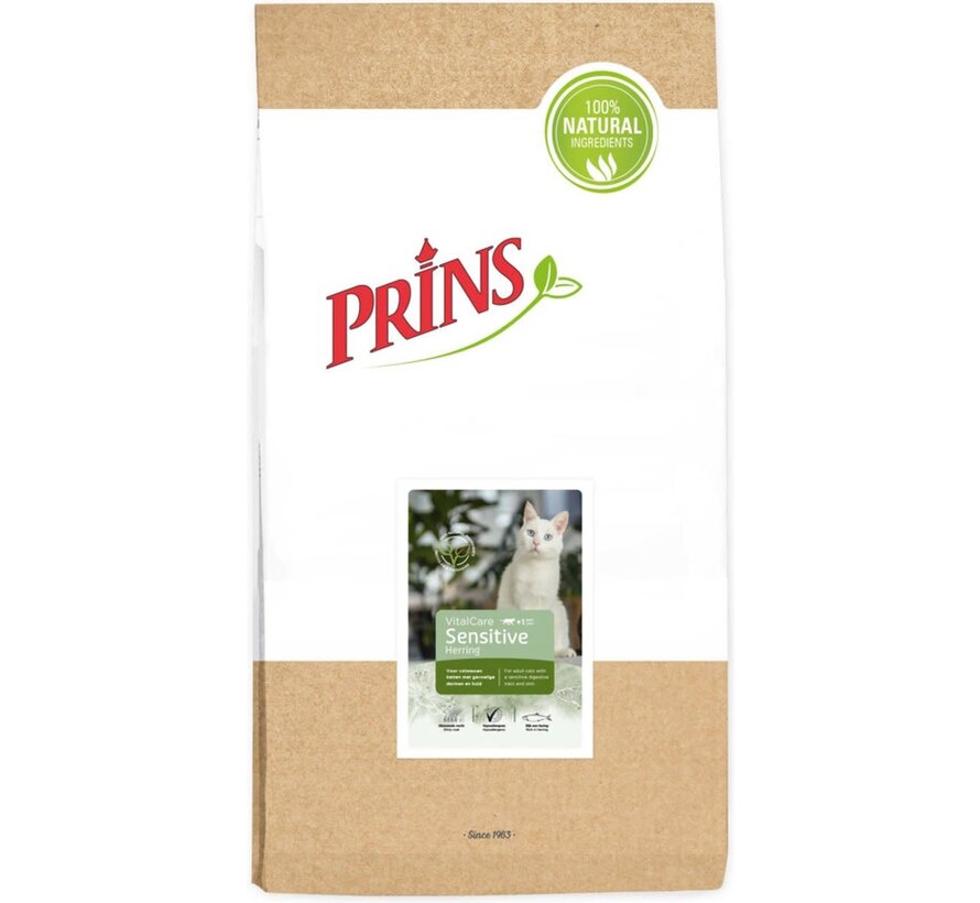 Prins VitalCare sensitive hypoallergic 10 kg