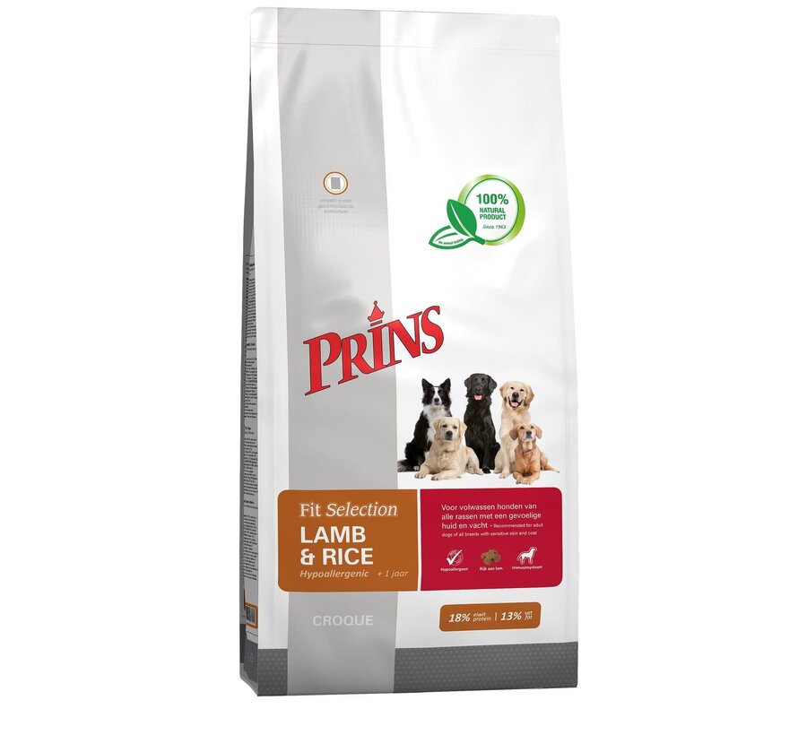 Prins Fit Selection Lamb & Rice 14 kg