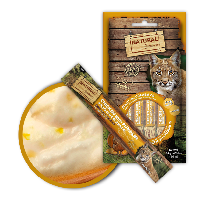 Natural Greatness Creamy Chicken With Pumpkin 4 x 14 gr
