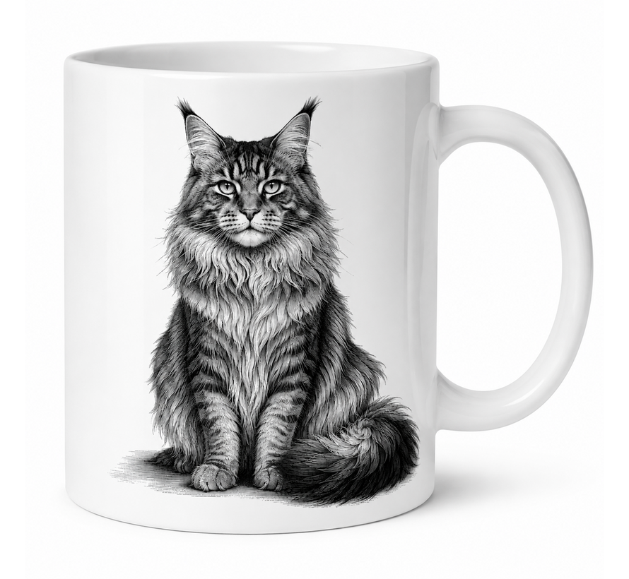 Maine Coon mok