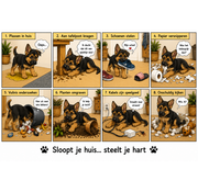 Duitse Herder mok  puppy strip
