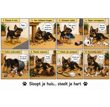 Duitse Herder mok  puppy strip