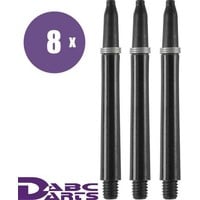 ABC Darts – Nylon Dart Shafts Zwart - 8 sets