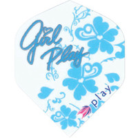 target darts 116020 - dartflights pro 100 girl play blue