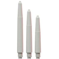 ABC Darts – Kunststof shafts nylon met ring - Wit