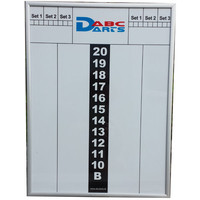 ABC Darts – Whiteboard Scorebord Met Aluminium Omlijsting