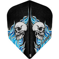 Target darts 300930 - dartflights vision skul mirror blauw