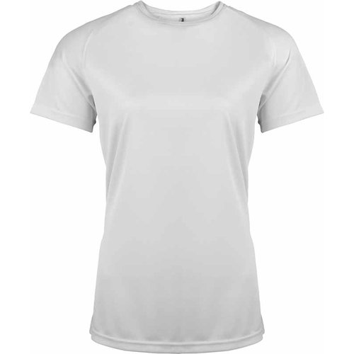 Hardloopshirt dames wit