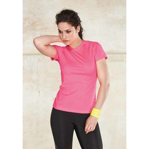 Hardloopshirt dames wit