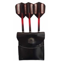 ABC Darts – Dartwallet Zwart Leder – Insteekmodel