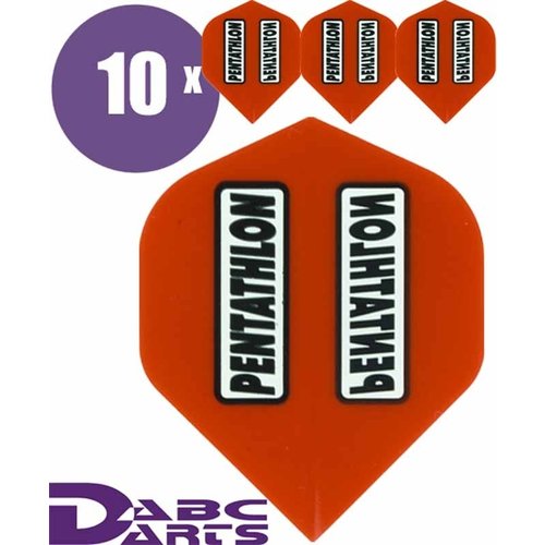 Pentathlon Dart flights pentathlon Classic Rood - 10 sets