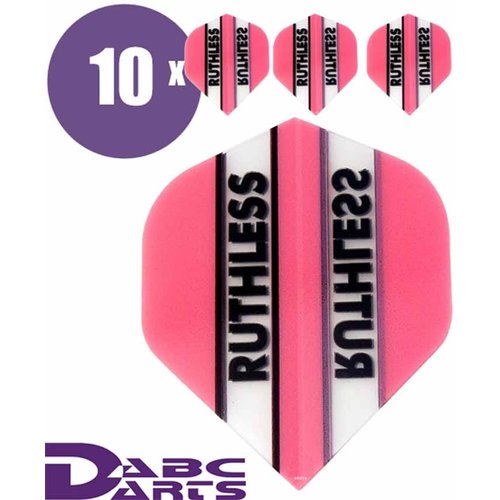 Ruthless Dart flights Ruthless Classic Roze - 10 sets