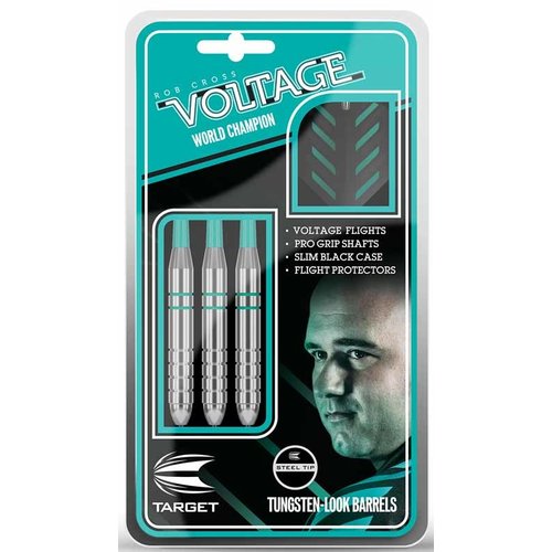 Target darts Rob Cross Silver Voltage 24 gram Dartpijlen