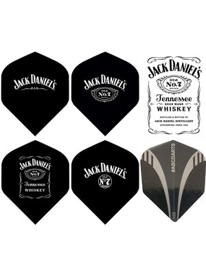 Jack Daniel's Jack Daniel's Dartflights - 4 sets assorti