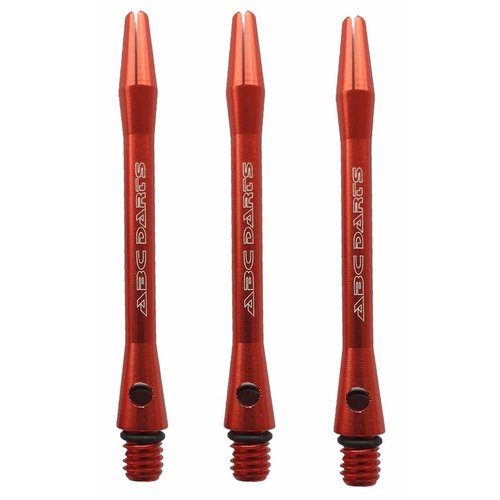 ABCDarts ABC Darts – Aluminium Shafts Rood – 3 sets